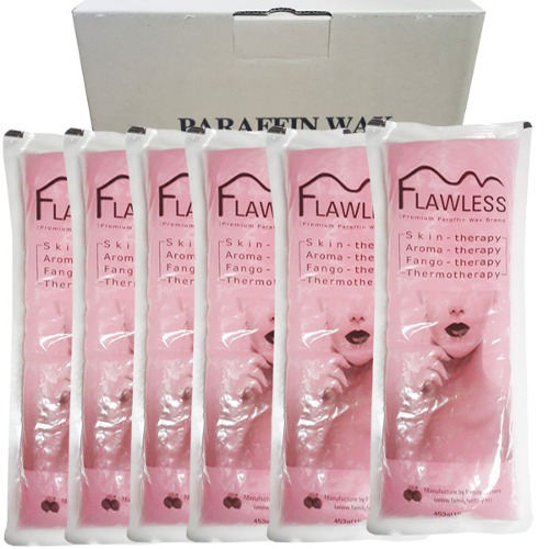 Flawless Paraffin Wax no.15 peach Refill, 6 lbs nature Scented Paraffin Wax Blocks for Paraffin Bath, Paraffin Bath Wax 6 Pack, Use To Relieve Stiff Muscles and Arthitis Pain - Deeply Hydrates and Protects